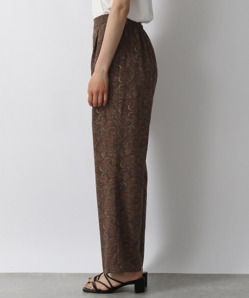 LOWRYS FARM（ローリーズファーム）の「ペイズリーイージーパンツ２　955910（その他パンツ・レディース・ネイビー/ブラウン/アイボリー・FREE）」の4枚目の写真