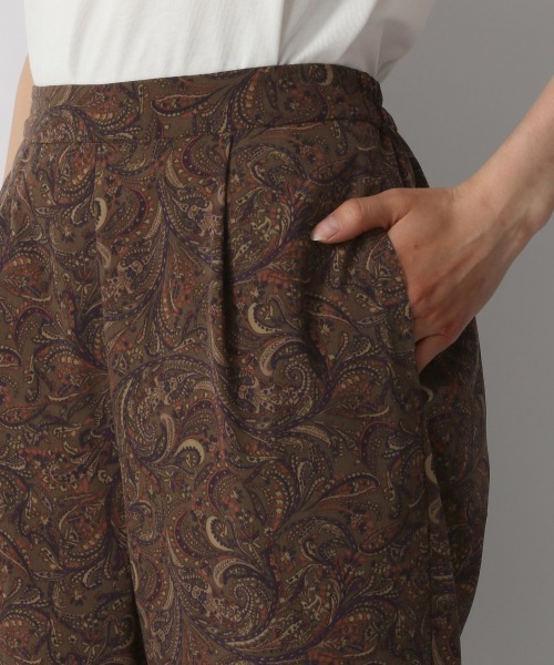LOWRYS FARM（ローリーズファーム）の「ペイズリーイージーパンツ２　955910（その他パンツ・レディース・ネイビー/ブラウン/アイボリー・FREE）」の7枚目の写真