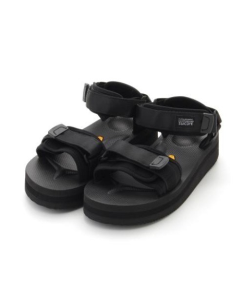 styles（スタイルス）の「SUICOKE ストラップ 厚底サンダル　OG-064VPO / CELVPO（サンダル・レディース・ホワイト/ブラック・6/7）」の2枚目の写真