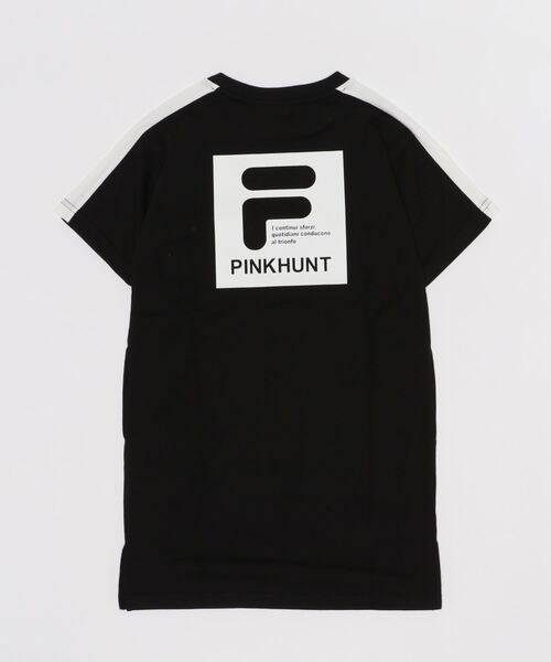 PINKHUNT（ピンクハント）の「PINKHUNT FILAコラボ ワンピース 5721K（ワンピース・キッズ・ライム/ブラック/ベージュ・150cm/160cm/140cm/130cm/120cm）」の4枚目の写真