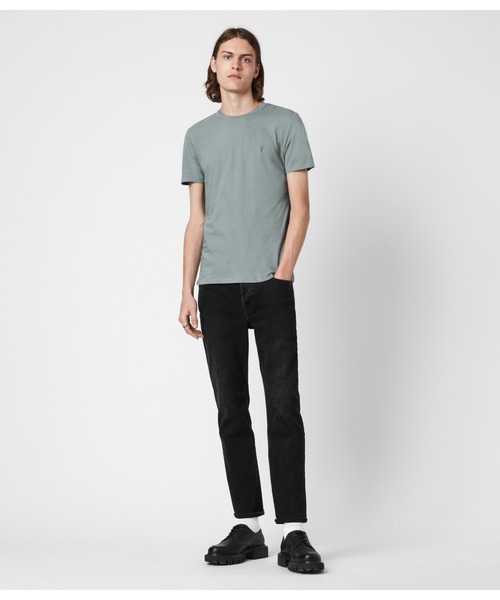 ALLSAINTS（オールセインツ）の「TONIC CREW T-SHIRT | TONIC クルー Tシャツ（Tシャツ/カットソー・メンズ・グレー系・XS/S/M/L/XL）」の8枚目の写真