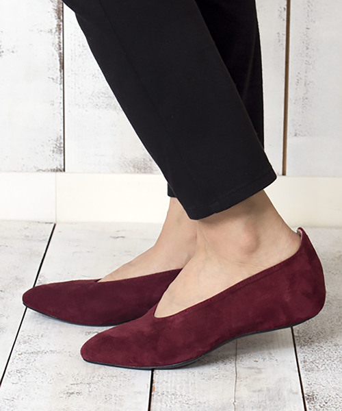 Jeffrey Campbell（ジェフリーキャンベル）の「インヒールパンプス（バレエシューズ・レディース・ブラック/ネイビー/グレー/レッド系その他・38/36/37/35/39）」の4枚目の写真