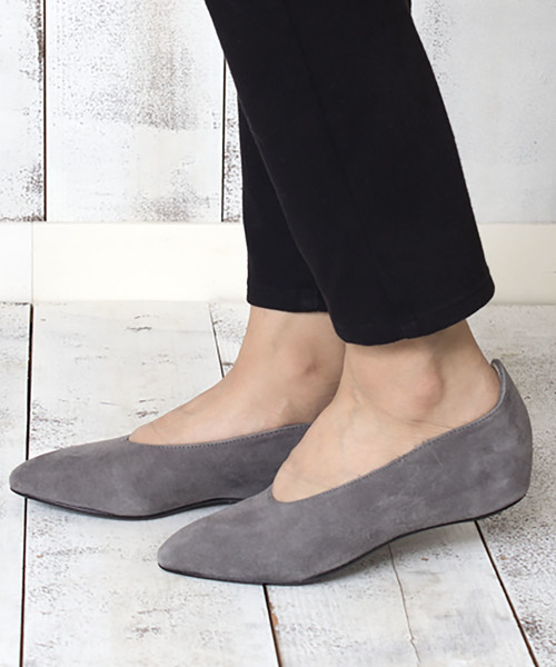 Jeffrey Campbell（ジェフリーキャンベル）の「インヒールパンプス（バレエシューズ・レディース・ブラック/ネイビー/グレー/レッド系その他・38/36/37/35/39）」の2枚目の写真