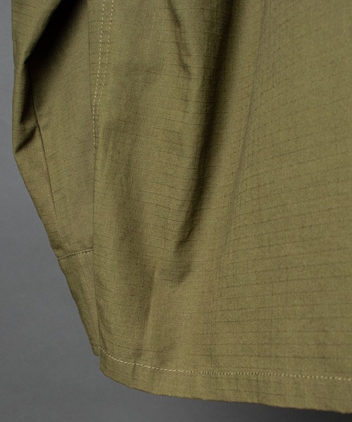 ARMY TWILL(アーミーツイル)の「【 ARMY TWILL / アーミーツイル 】 COTTON RIP STOP FATIGUE JACKET / コットンリップストップ ファティーグジャケット(ミリタリージャケット・メンズ・ブラック/カーキ・MEDIUM/LARGE)」の6枚目の写真
