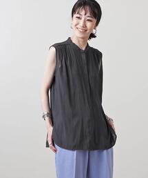 UNITED ARROWS | UBC P ギャザー ノースリーブ ブラウス(シャツ/ブラウス)