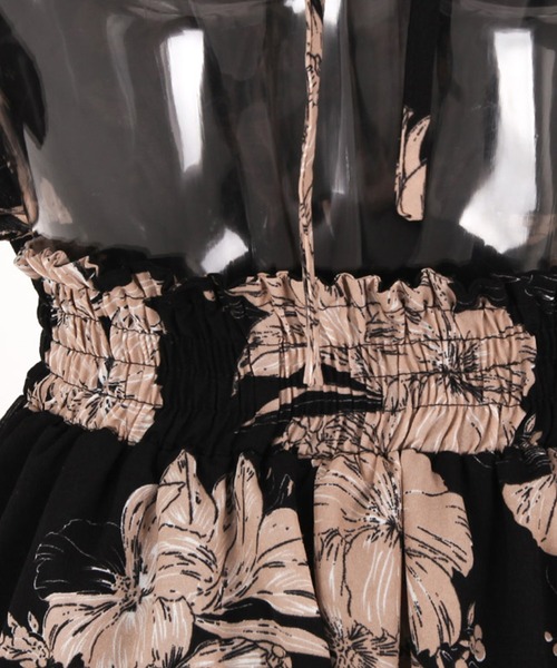 TeddyShop（テディショップ）の「レディース 花柄バックリボンロングワンピース（ワンピース・レディース・ブラック・ONE SIZE）」の11枚目の写真