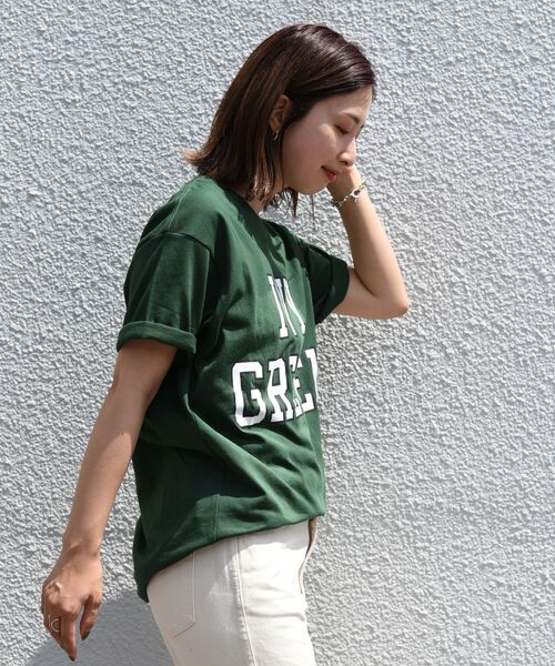 Russell Athletic（ラッセルアスレティック）の「【SHIPS別注】RUSSELL ATHLETIC: NEW カレッジ プリント Tシャツ（Tシャツ/カットソー・メンズ・ホワイト/グレー/オフホワイト/グリーン・SMALL/MEDIUM/LARGE/X-LARGE）」の14枚目の写真