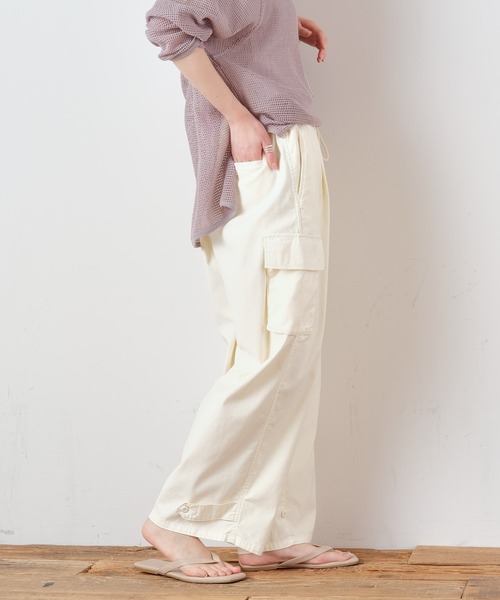 CIAOPANIC TYPY（チャオパニックティピー）の「バックサテンカーゴパンツ（カーゴパンツ・レディース・オフホワイト/チャコールグレー/カーキ・SMALL/MEDIUM）」の16枚目の写真