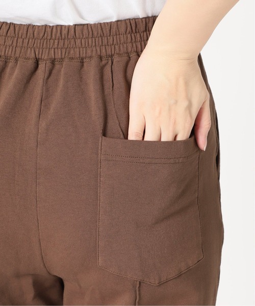 SLOBE IENA（スローブイエナ）の「ストレッチインレーイージーパンツ【ウエストゴム/手洗い可能】◆（その他パンツ・レディース・パープル/ブラウン/グリーン・FREE）」の21枚目の写真