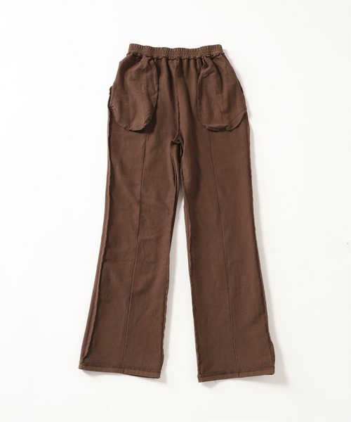 SLOBE IENA（スローブイエナ）の「ストレッチインレーイージーパンツ【ウエストゴム/手洗い可能】◆（その他パンツ・レディース・パープル/ブラウン/グリーン・FREE）」の5枚目の写真