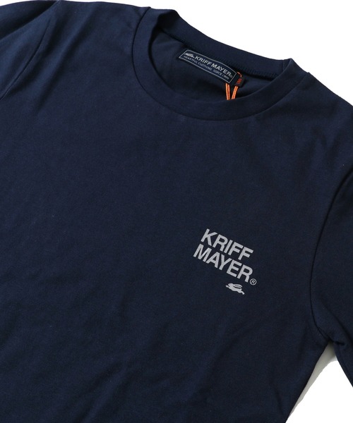 KRIFF MAYER Kid's Collection（クリフメイヤーキッズコレクション）の「ぬくテクロゴTEE（Tシャツ/カットソー・キッズ・ネイビー/ブラウン/ブルーグリーン/レンガ・120/130/140/150/160/170）」の10枚目の写真