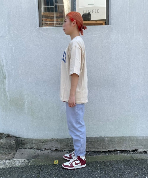 bonjour bonsoir（ボンジュール　ボンソワール）の「【bonjour bonsoir】KNUCKLES カレッジビッグ Tシャツ（Tシャツ/カットソー・メンズ・ホワイト/ブラック/ベージュ・M/S/L）」の16枚目の写真