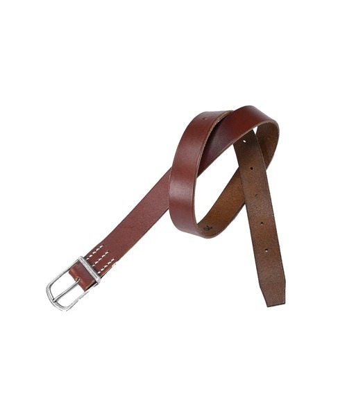 45R（フォーティファイブアール）の「オイルレザーのベルト（ベルト・レディース・ブラック/ダークブラウン・MEDIUM）」の2枚目の写真