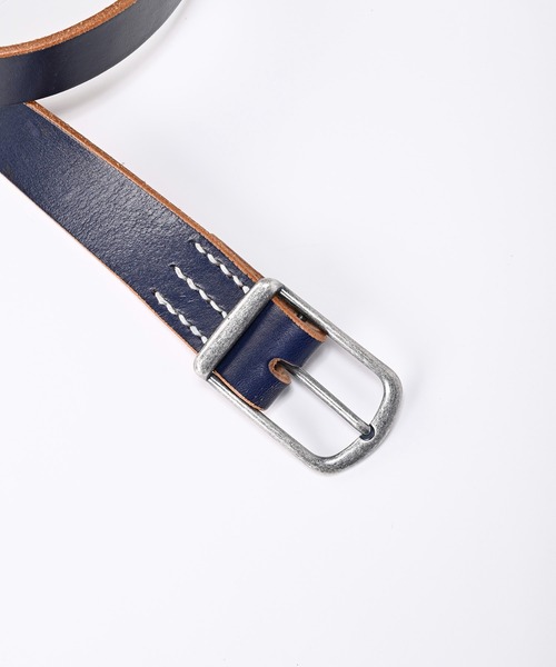 45R（フォーティファイブアール）の「オイルレザーのベルト（ベルト・レディース・ブラック/ダークブラウン・MEDIUM）」の5枚目の写真