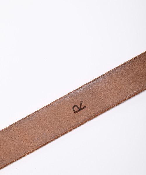 45R（フォーティファイブアール）の「オイルレザーのベルト（ベルト・レディース・ブラック/ダークブラウン・MEDIUM）」の6枚目の写真