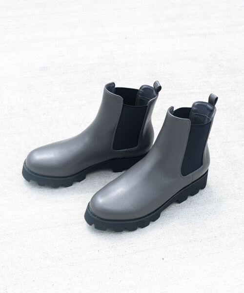 SHIPS（シップス）の「【WEB限定】サイドゴアブーツ◇（ブーツ・レディース・チャコールグレー/ブラック/ブラウン/サンドベージュ・80/70/60/55）」の18枚目の写真