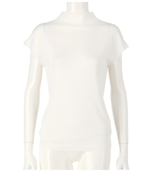 CHILLE（チル）の「プチハイネックシンプルプルオーバ（Tシャツ/カットソー・レディース・ホワイト/ブラック/ピンク/グレイッシュベージュ・FREE）」の19枚目の写真