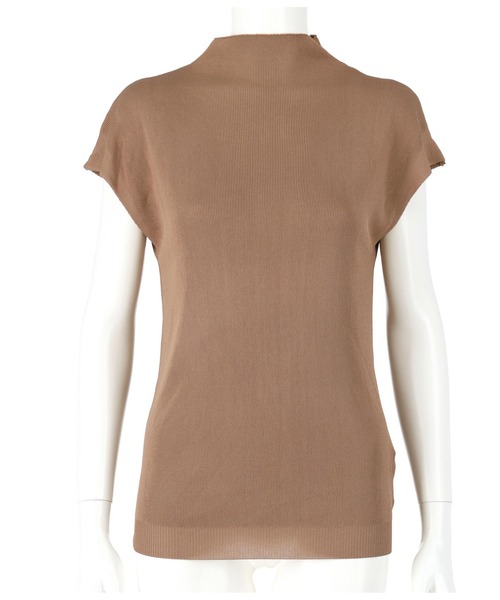 CHILLE（チル）の「プチハイネックシンプルプルオーバ（Tシャツ/カットソー・レディース・ホワイト/ブラック/ピンク/グレイッシュベージュ・FREE）」の12枚目の写真