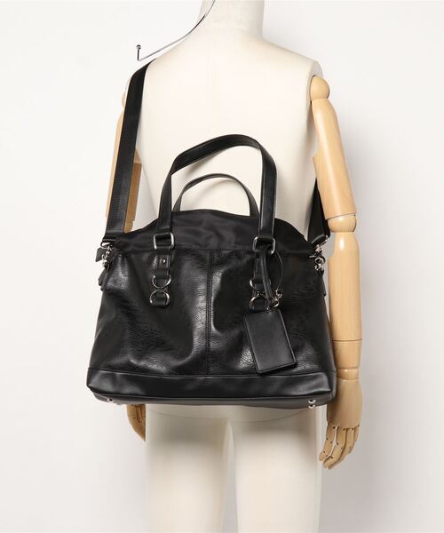 semantic design（セマンティックデザイン）の「セマンティックデザイン/semantic design 口折れ トートバッグ A4対応（トートバッグ・メンズ・ブラウン/ブラック・FREE）」の13枚目の写真