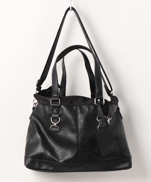 semantic design（セマンティックデザイン）の「セマンティックデザイン/semantic design 口折れ トートバッグ A4対応（トートバッグ・メンズ・ブラウン/ブラック・FREE）」の11枚目の写真