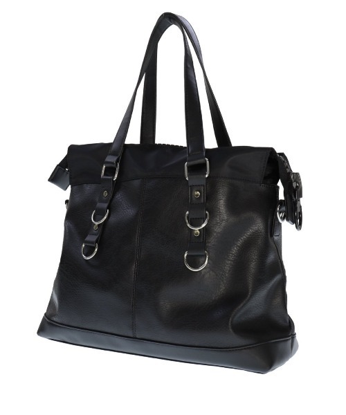 semantic design（セマンティックデザイン）の「セマンティックデザイン/semantic design 口折れ トートバッグ A4対応（トートバッグ・メンズ・ブラウン/ブラック・FREE）」の4枚目の写真