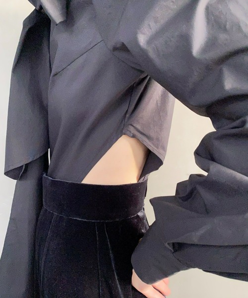 HIROSAI（ヒロサイ）の「ボウタイシャツ ボディスーツ（その他トップス・レディース・ブラック/ライトブルー/ホワイト・M/S）」の20枚目の写真