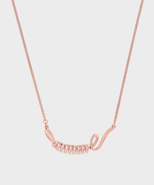 CHARLES & KEITH(チャールズ & キース)の「ツイストプリンセス ネックレス / Twist Princess Necklace(ネックレス・レディース・ゴールド系その他/ゴールド系その他2/シルバー・FREE)」の1枚目の写真
