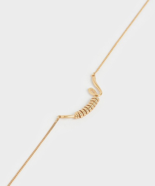 CHARLES & KEITH(チャールズ & キース)の「ツイストプリンセス ネックレス / Twist Princess Necklace(ネックレス・レディース・ゴールド系その他/ゴールド系その他2/シルバー・FREE)」の13枚目の写真