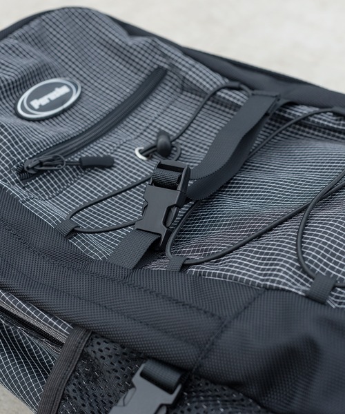 Perushu（ペルーシュ）の「【1周年記念アイテム】迷彩柄・格子柄バックパック【パスケース付き】（バックパック/リュック・メンズ・カモフラージュ/ブラック系その他・FREE）」の10枚目の写真