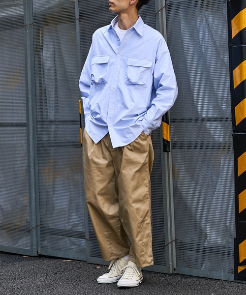 PUBLUX(パブリュクス)の「【PUBLUX/パブリュクス】サーカスパンツ/バルーンパンツ/タックワイドパンツ(その他パンツ・メンズ・ベージュ/ブラック・マルチサイズ)」の3枚目の写真