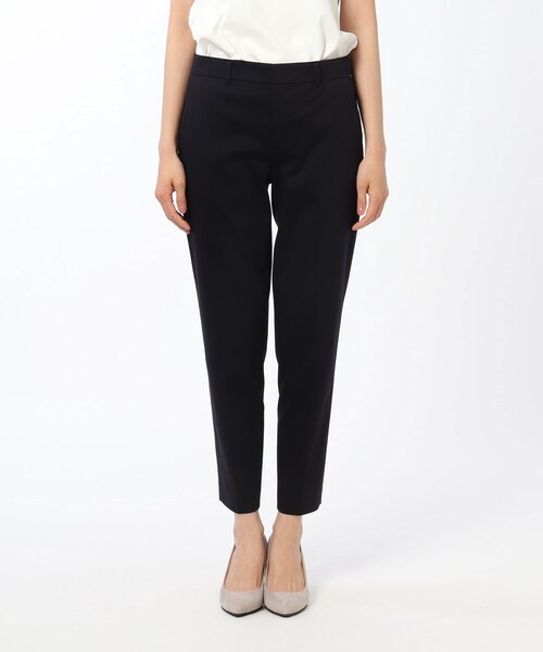 UNTITLED（アンタイトル）の「◆【洗える・消臭・UV・接触冷感】ネオカトレアテーパードパンツ（スーツパンツ・レディース・ブラック/ダークネイビー/グレー系その他6・02/01/03）」の6枚目の写真