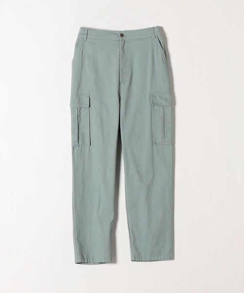 SHIPS any（シップス エニィ）の「SHIPS any:〈ウォッシャブル〉モールスキン カーゴポケットパンツ◇（カーゴパンツ・レディース・ネイビー/ライトグリーン/ナチュラル・40/38/36）」の4枚目の写真