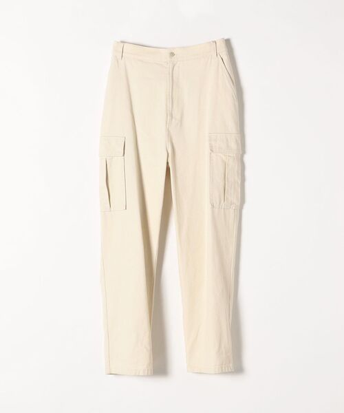 SHIPS any（シップス エニィ）の「SHIPS any:〈ウォッシャブル〉モールスキン カーゴポケットパンツ◇（カーゴパンツ・レディース・ネイビー/ライトグリーン/ナチュラル・40/38/36）」の19枚目の写真