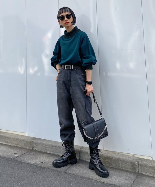 PAGEBOY（ページボーイ）の「コンバットブーツ（ブーツ・レディース・ブラック/ダークグリーン・MEDIUM/LARGE）」の16枚目の写真