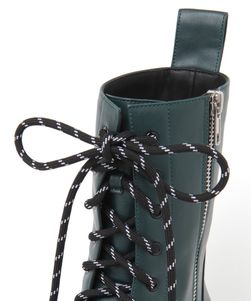 PAGEBOY（ページボーイ）の「コンバットブーツ（ブーツ・レディース・ブラック/ダークグリーン・MEDIUM/LARGE）」の17枚目の写真