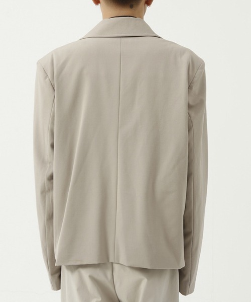 WESTBOY(ウエストボーイ)の「【WB ORIGINALS】Bal Collar Jacket WO21W2OT05(テーラードジャケット・メンズ・ブラック/ベージュ・L/XL/M)」の10枚目の写真