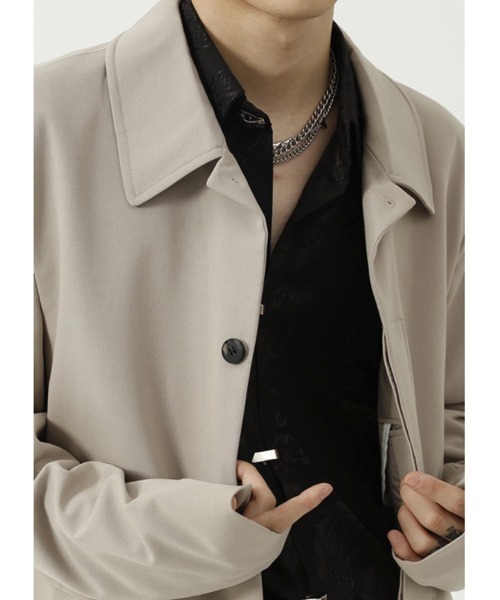 WESTBOY(ウエストボーイ)の「【WB ORIGINALS】Bal Collar Jacket WO21W2OT05(テーラードジャケット・メンズ・ブラック/ベージュ・L/XL/M)」の11枚目の写真