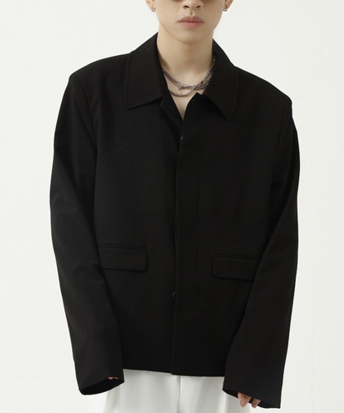 WESTBOY(ウエストボーイ)の「【WB ORIGINALS】Bal Collar Jacket WO21W2OT05(テーラードジャケット・メンズ・ブラック/ベージュ・L/XL/M)」の12枚目の写真