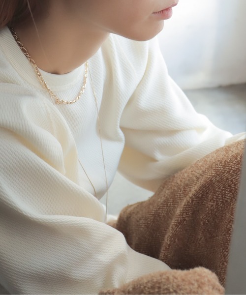 rapiecage(ラピエサージュ)の「変わりチェーンチョーカーNL(チョーカー・レディース・シルバー/ゴールド・FREE)」の3枚目の写真