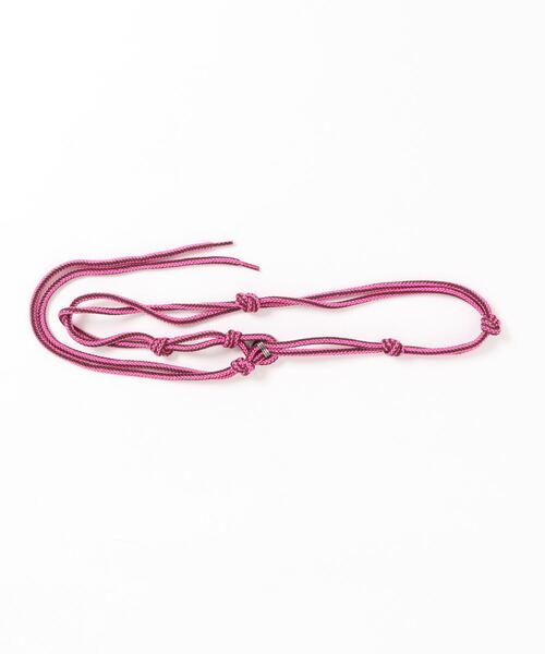 Kastane（カスタネ）の「マルチWAYコンチョコードベルト（ベルト・レディース・オフホワイト/カーキ/グリーン/ピンク/ブラック/レッド・FREE）」の10枚目の写真