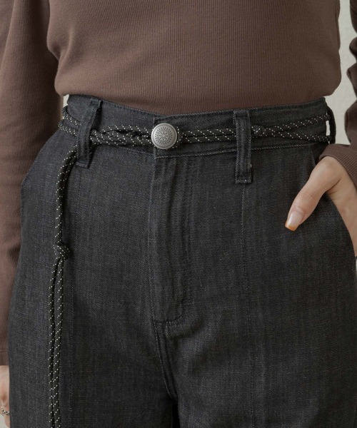 Kastane（カスタネ）の「マルチWAYコンチョコードベルト（ベルト・レディース・オフホワイト/カーキ/グリーン/ピンク/ブラック/レッド・FREE）」の14枚目の写真