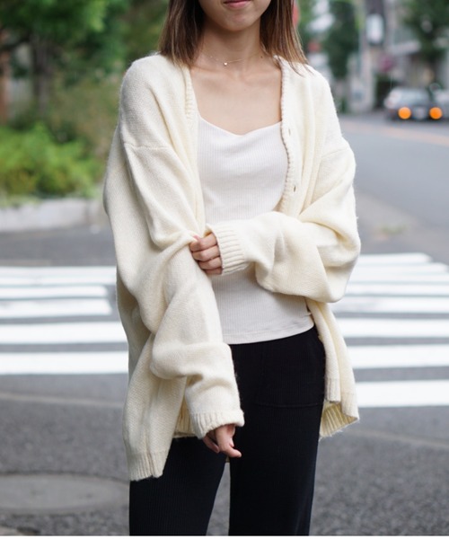 TOWNCRAFT（タウンクラフト）の「TOWNCRAFT/タウンクラフト SHAGGY SOLID CARDIGAN（カーディガン/ボレロ・メンズ・ブラック/ダークブラウン/ネイビー/レッド/カーキ/グリーン/クリーム/マルチ/モカ・SMALL/MEDIUM/LARGE/X-SMALL）」の15枚目の写真