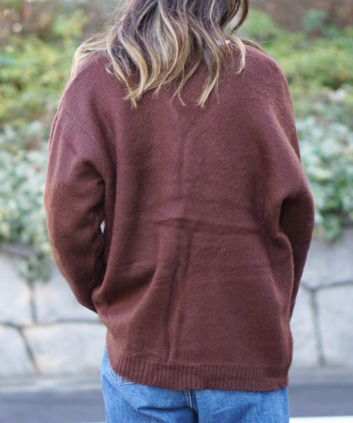 TOWNCRAFT（タウンクラフト）の「TOWNCRAFT/タウンクラフト SHAGGY SOLID CARDIGAN（カーディガン/ボレロ・メンズ・ブラック/ダークブラウン/ネイビー/レッド/カーキ/グリーン/クリーム/マルチ/モカ・SMALL/MEDIUM/LARGE/X-SMALL）」の20枚目の写真