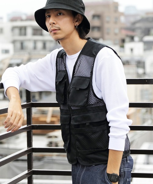 8(eight)（エイト）の「WORLD LIVLET メッシュベスト（ベスト）」 - WEAR