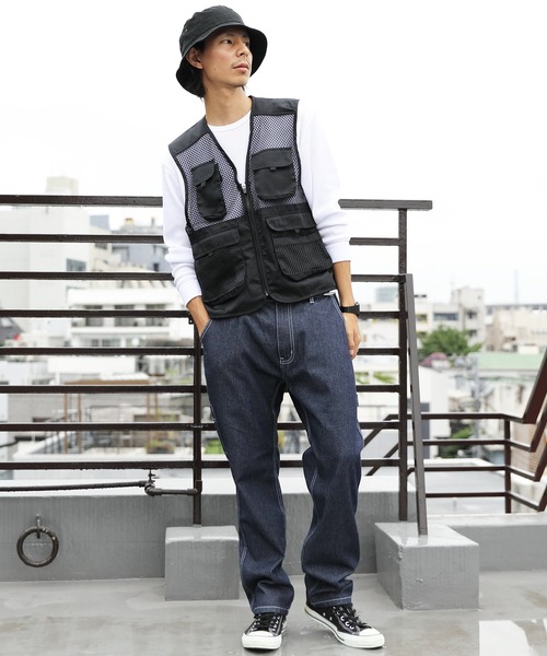 ８(eight)（エイト）の「WORLD LIVLET メッシュベスト（ベスト・メンズ・チャコールグレー/ベージュ/カーキ・MEDIUM/X-LARGE/LARGE）」の10枚目の写真