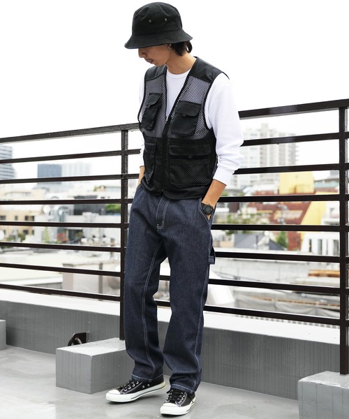 ８(eight)（エイト）の「WORLD LIVLET メッシュベスト（ベスト・メンズ・チャコールグレー/ベージュ/カーキ・MEDIUM/X-LARGE/LARGE）」の13枚目の写真