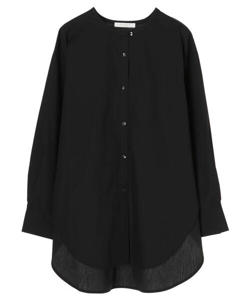 Green Parks(グリーンパークス)の「マルチWAY 衿付ノーカラーシャツ*(シャツ/ブラウス・レディース・ブラック/オフホワイト・FREE)」の22枚目の写真