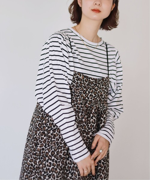 SLOBE citron.(スローブシトロン)の「SLOBE citron.ボリュームスリーブプルオーバー【手洗い可能】◆(Tシャツ/カットソー・レディース・ブラック系その他/アイボリー/ダークパープル・FREE)」の3枚目の写真