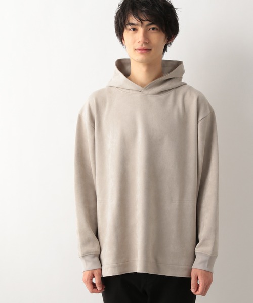 GLOBAL WORK（グローバルワーク）の「スウェードライクパーカースウェット/215857（パーカー・メンズ・ネイビー/ライトベージュ/ライトグリーン/ライトグレー/グリーン系その他3・SMALL/MEDIUM/X-LARGE/LARGE）」の16枚目の写真