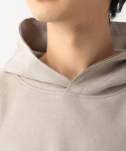 GLOBAL WORK（グローバルワーク）の「スウェードライクパーカースウェット/215857（パーカー・メンズ・ネイビー/ライトベージュ/ライトグリーン/ライトグレー/グリーン系その他3・SMALL/MEDIUM/X-LARGE/LARGE）」の19枚目の写真